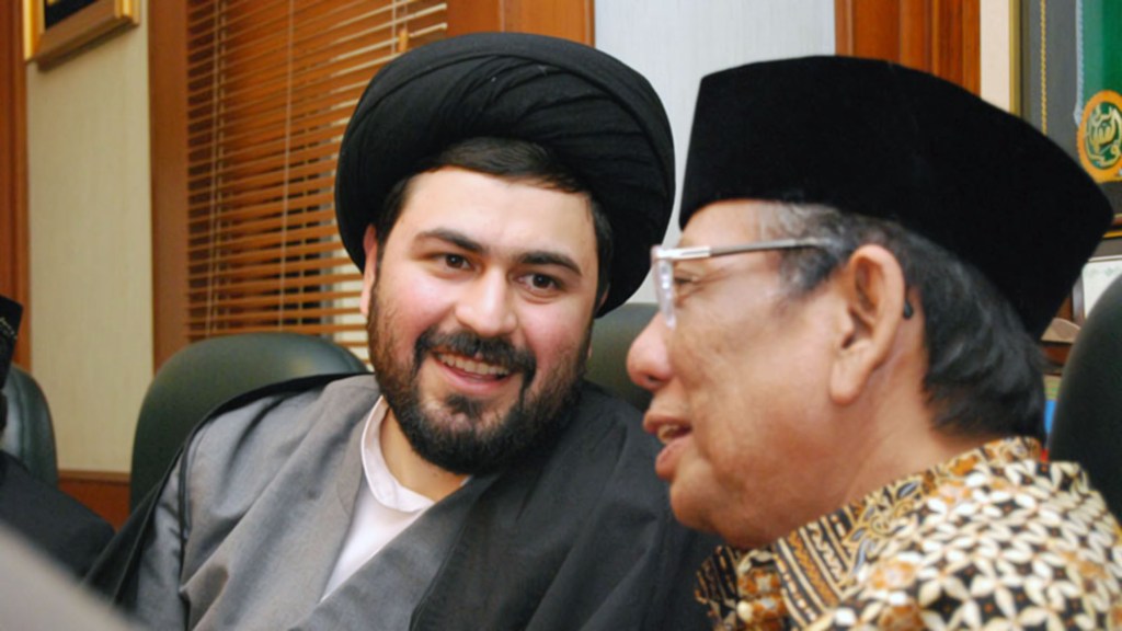 Yaser Khomeini dan K.H. Hasyim Muzadi