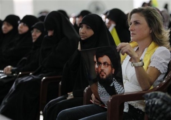Randa Gholam menghadiri Hari Al-Quds (AP Photo/Hussein Malla)
